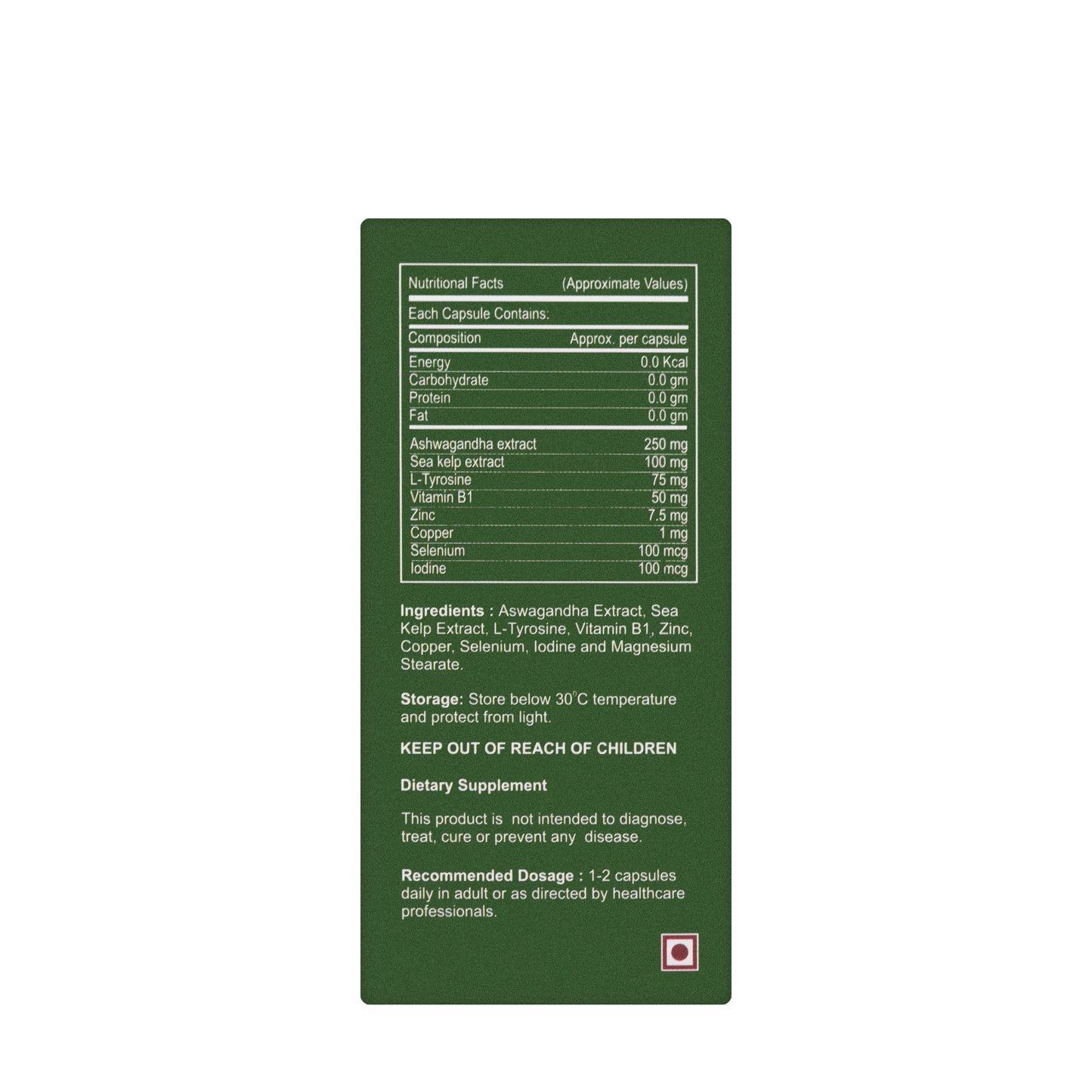 Thyrotina Ashwagandha 60 Capsule