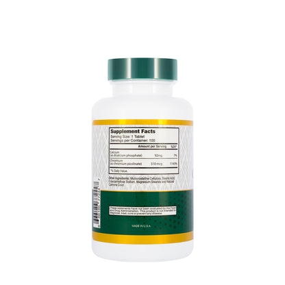 Best Chromium 510 Mcg 100 Tablet