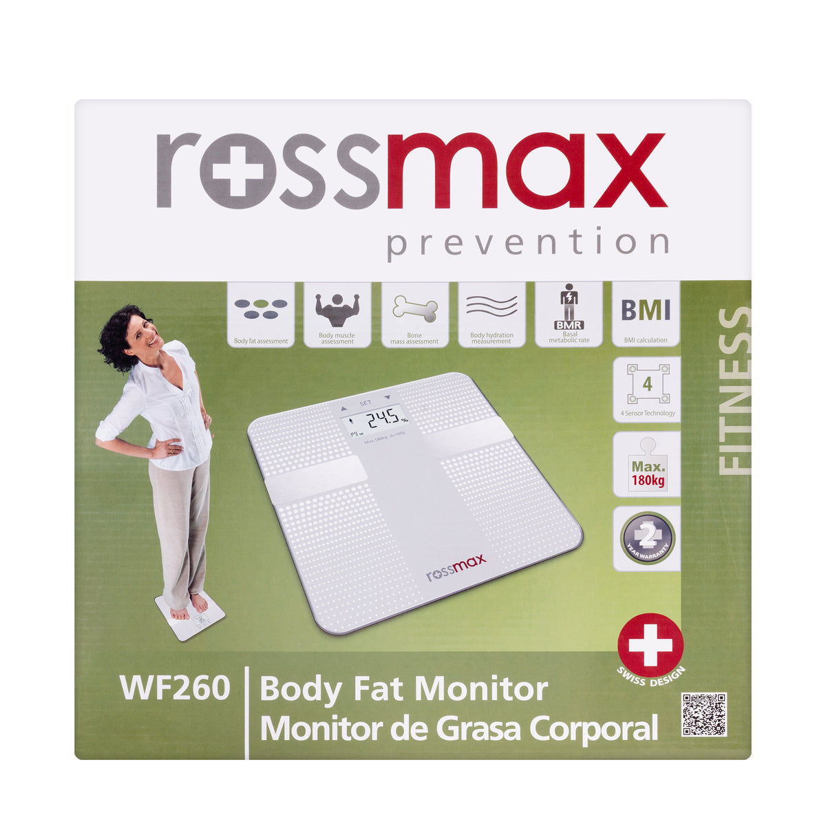 Rossmax Body Fat Monitor Scale [Wf260]