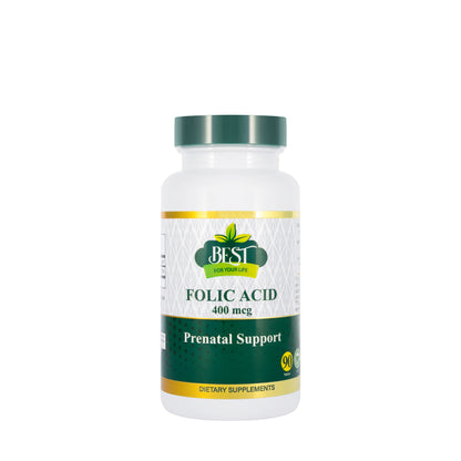 Best Folic Acid 400 Mcg 90 Tablet