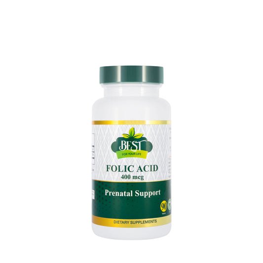 Best Folic Acid 400 Mcg 90 Tablet