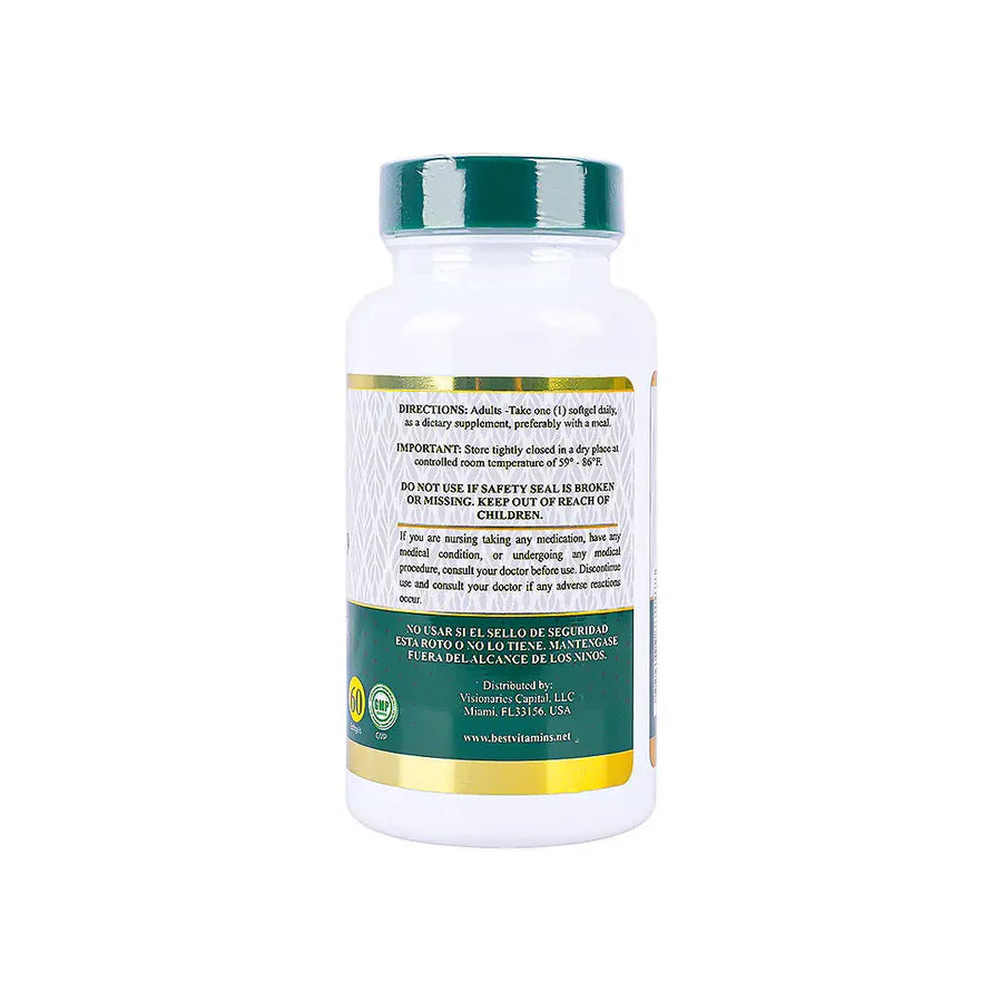 Best Omega 3-6-9 Flax Oil 1000 Mg 60 Softgel