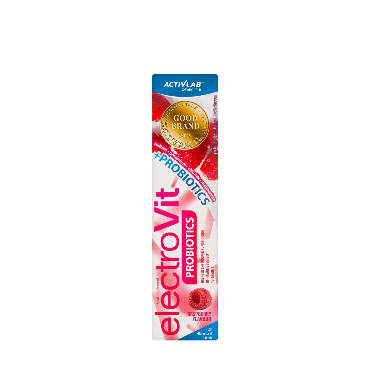 Activlab Electrovit+Probio Raspberry 20 Effervescent Tablet