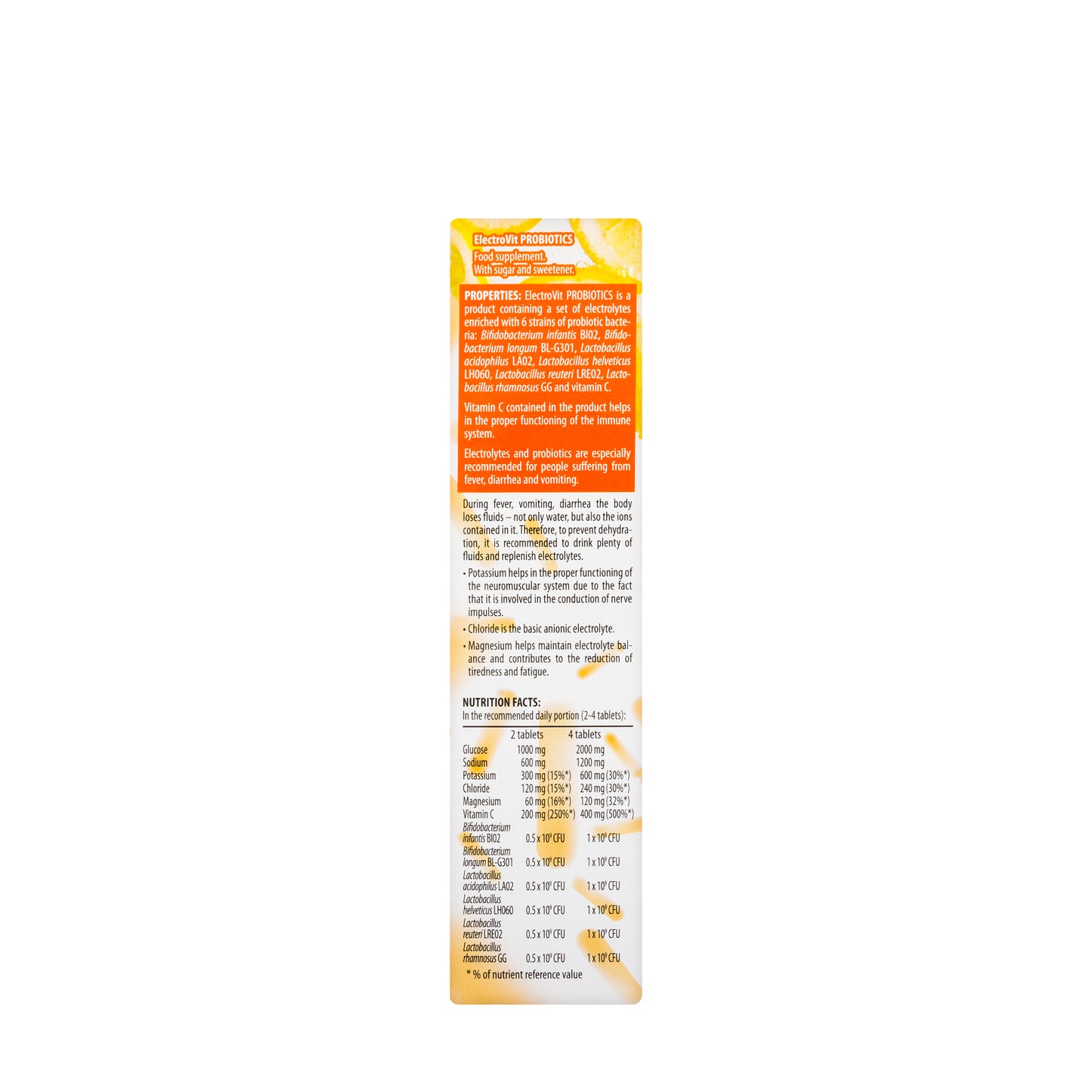 Activlab Electrovit+Probio Lemon 20 Effervescent Tablet