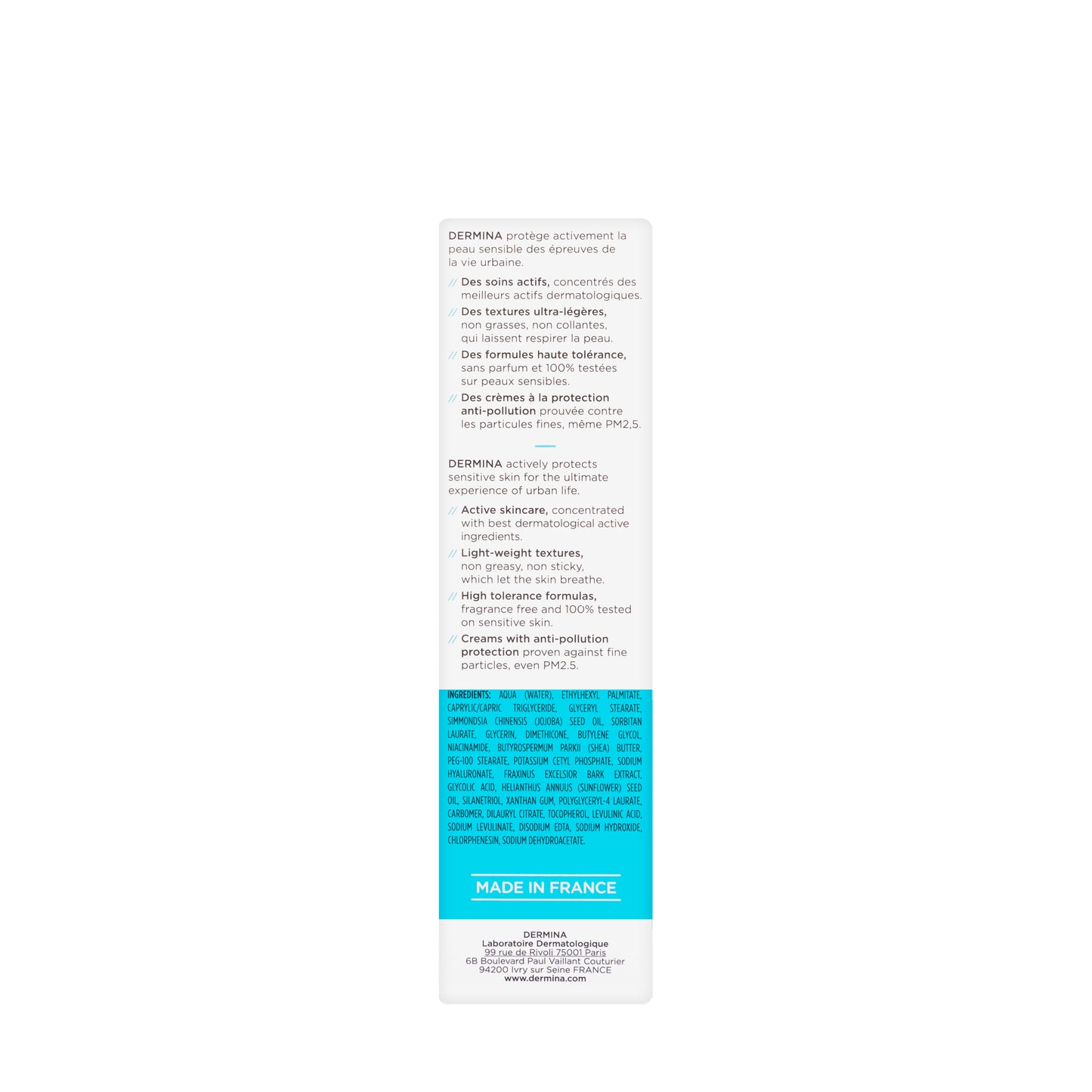 Dermina Hydralina 3In1 Moisturizing Eye Cream 20 Ml