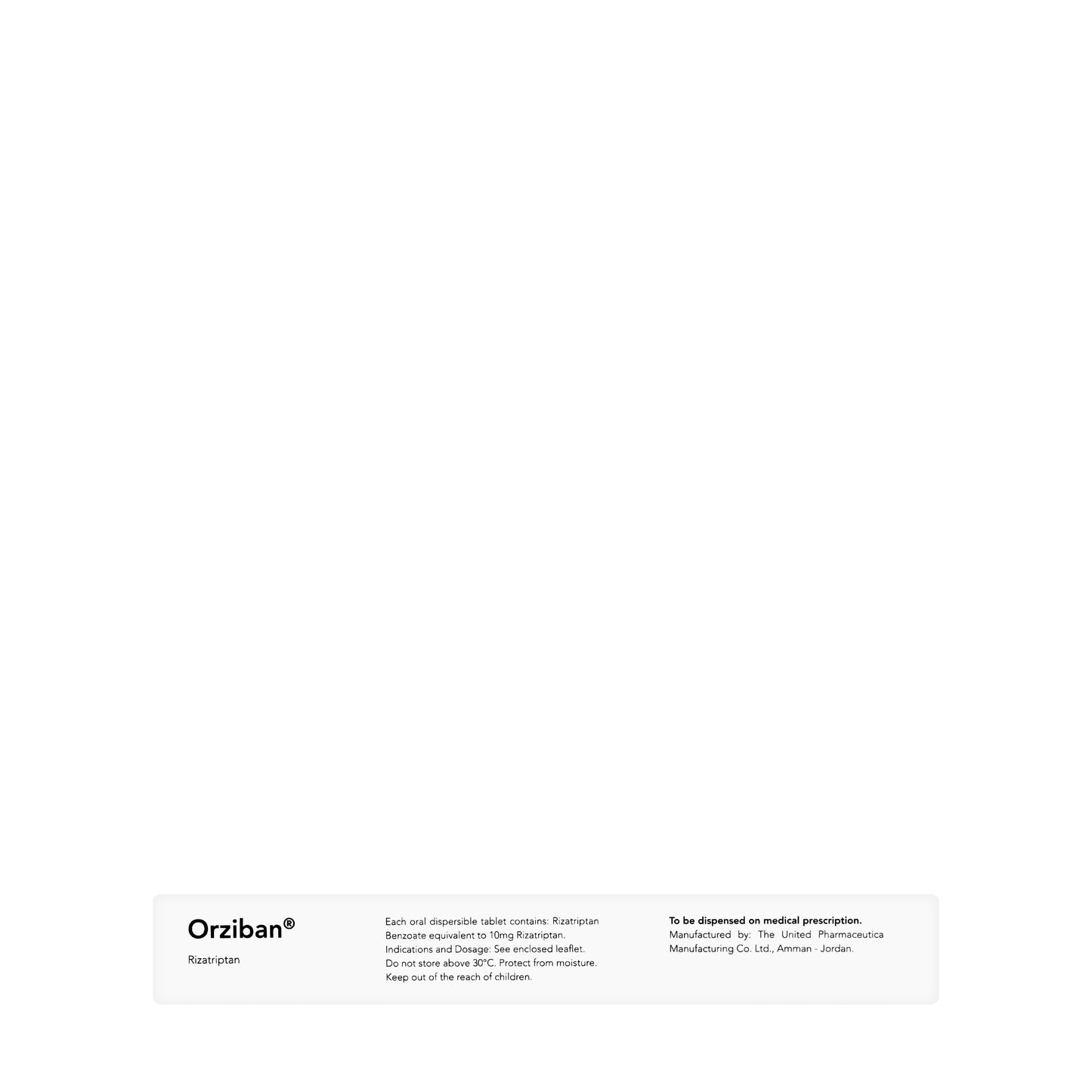 Orziban 10Mg 6 ODT Tablets