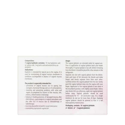Hyalotim Vaginal Ovules 10 Pieces