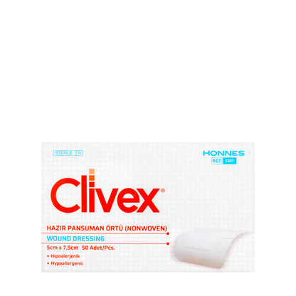 Clivex Non Woven Dressing 5X7.5 Cm 25 Pieces