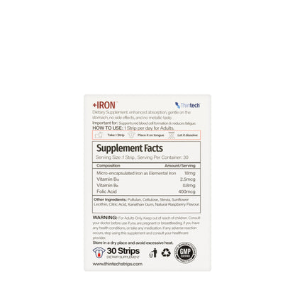 Thintech +Iron 30 Strips