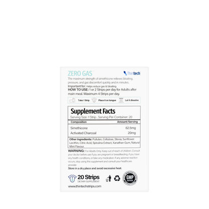 Thintech Zero Gas 20 Strips