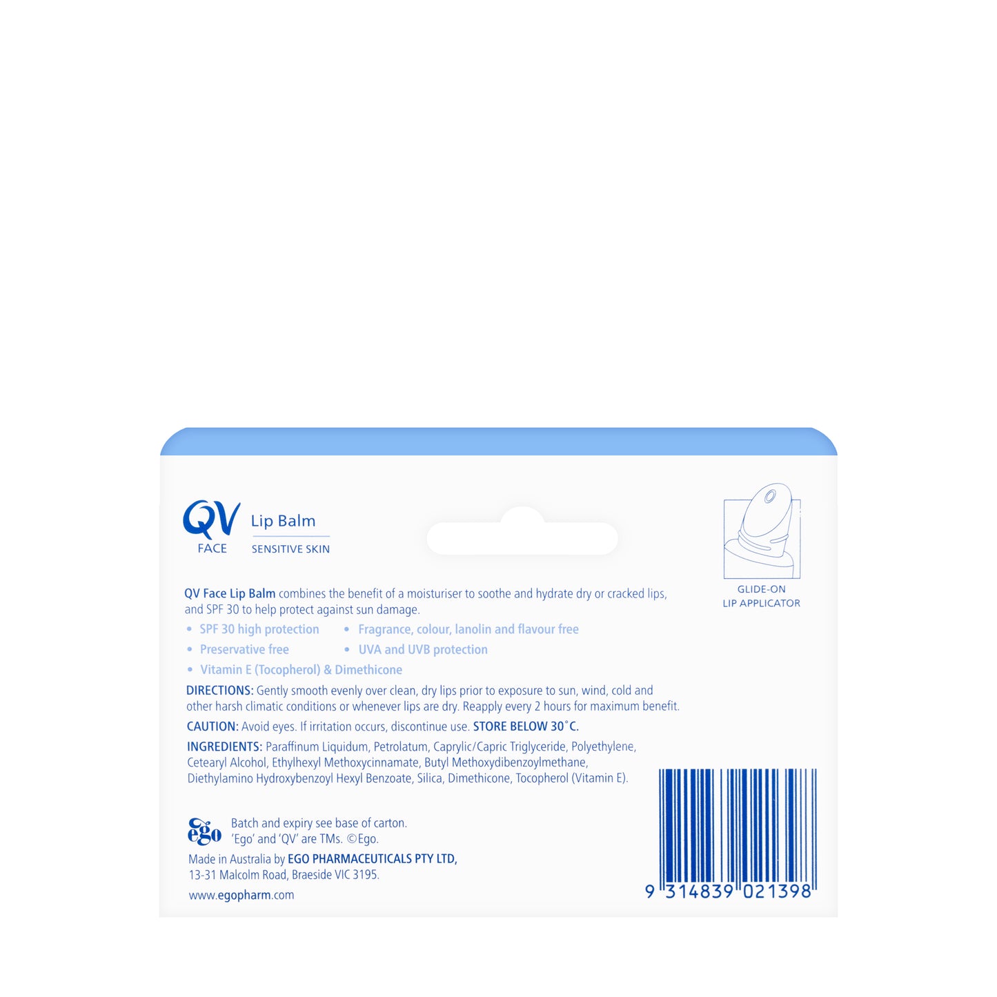 QV Face SPF 30 Lip Balm 15 gm