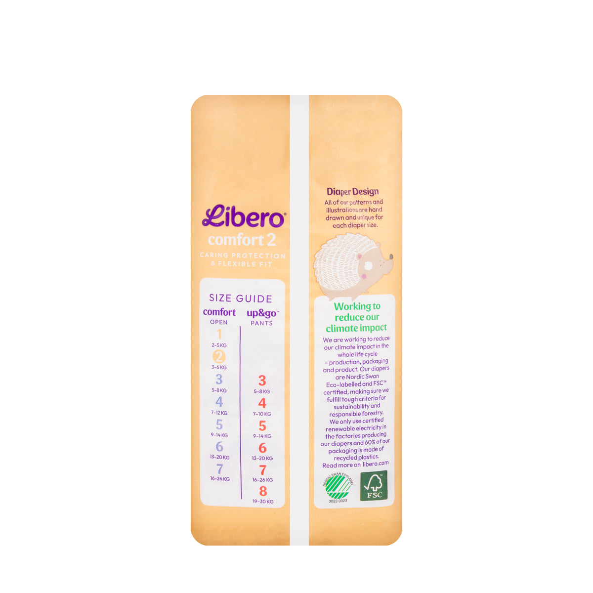 Libero New Comfort Size 2 3–6 kg 47 Pieces