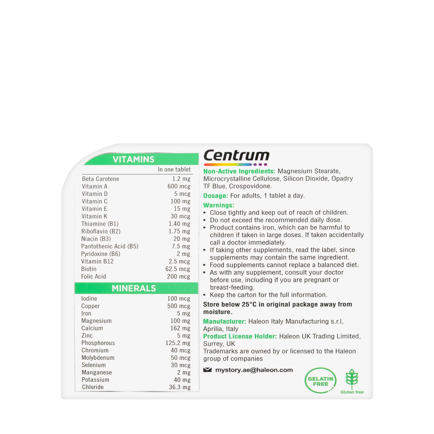 Centrum Adults 100 Tablets