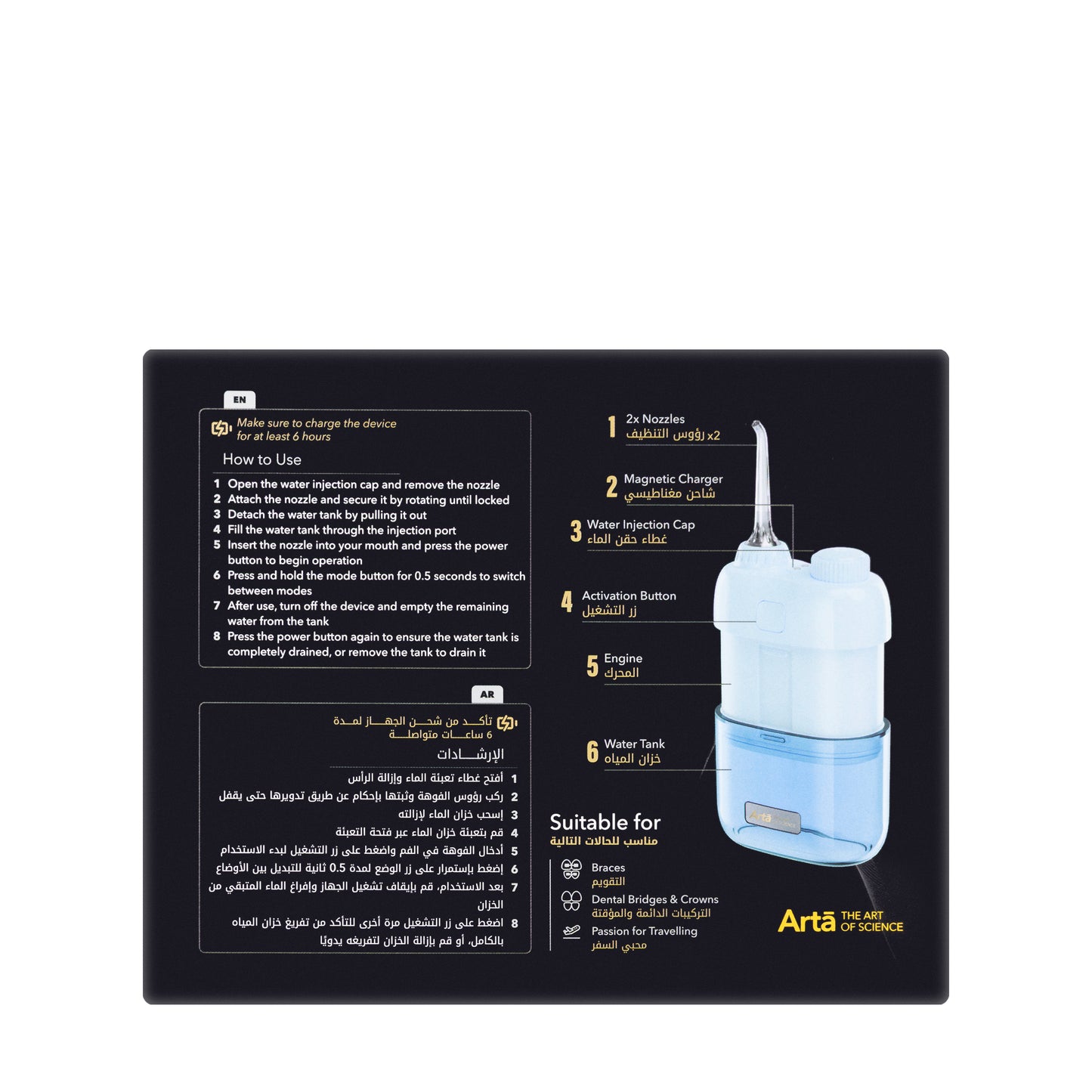 Arta Mini Aquapik Flosser [Blue]