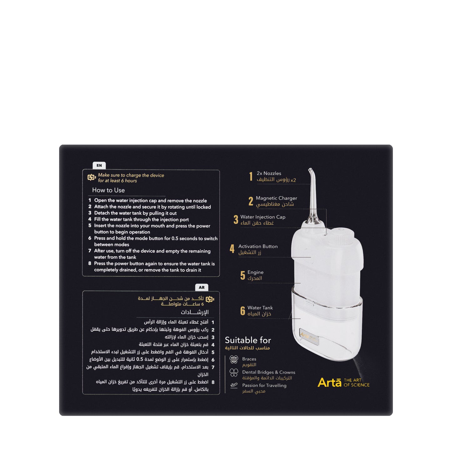 Arta Mini Aquapik Flosser [White]
