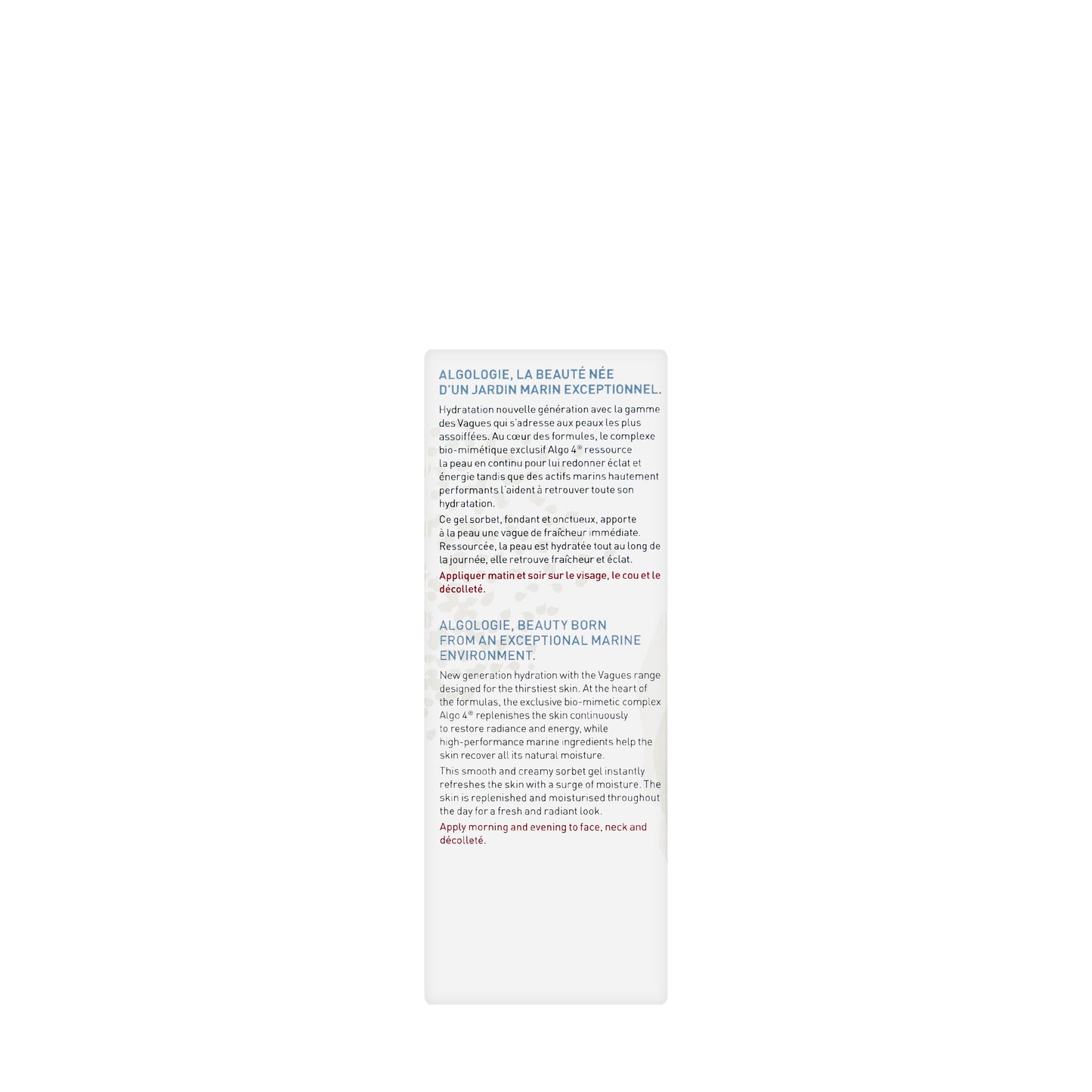 Algologie Hydra Refreshing Sorbet Gel 50 ml