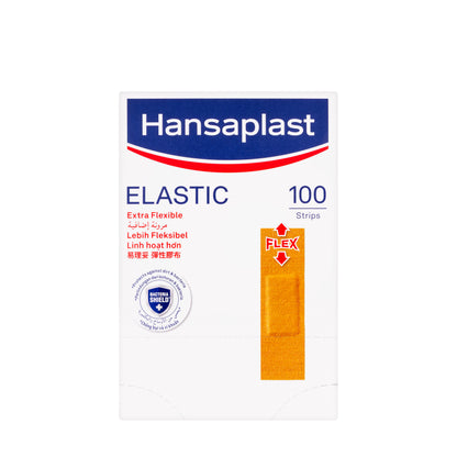 Hansaplast Elastic Strips 100 pcs