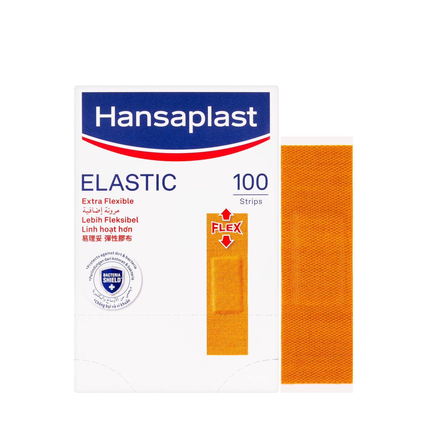 Hansaplast Elastic Strips 100 pcs