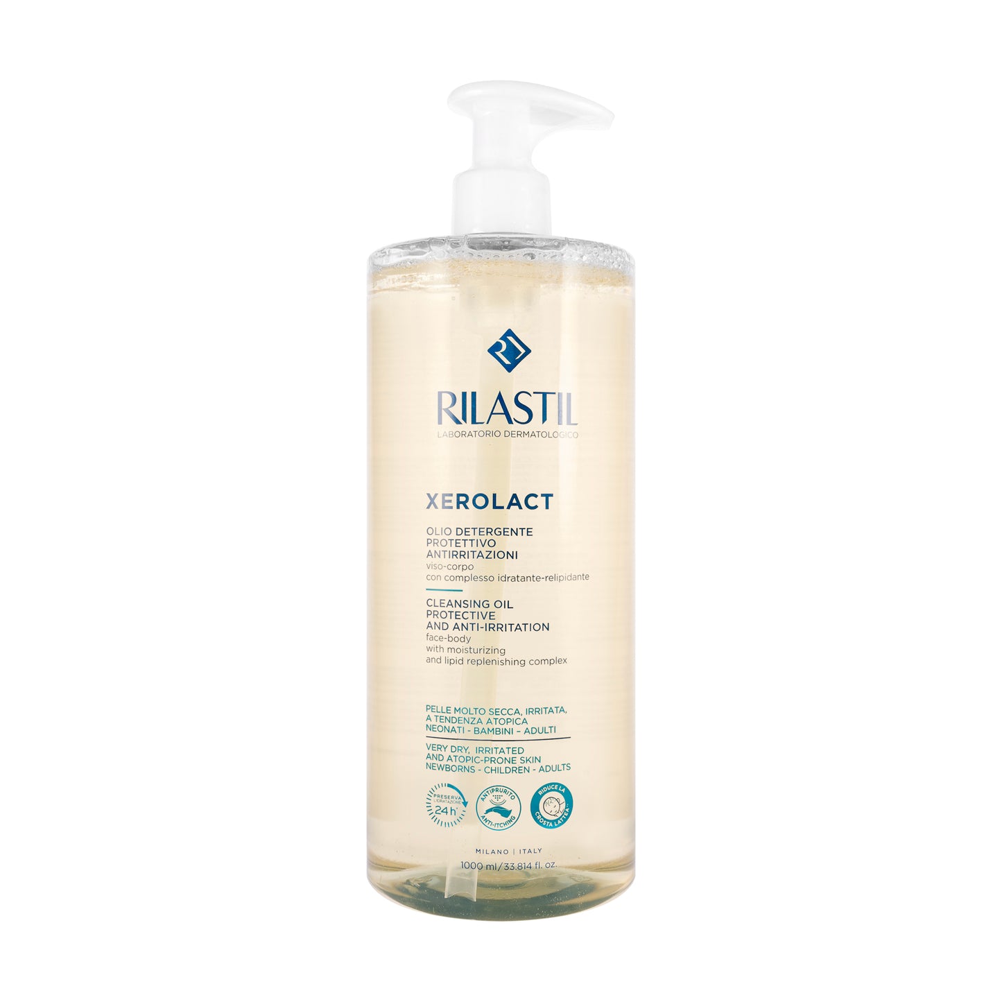 Rilastil Xerolact Cleansing Oil 750 Ml