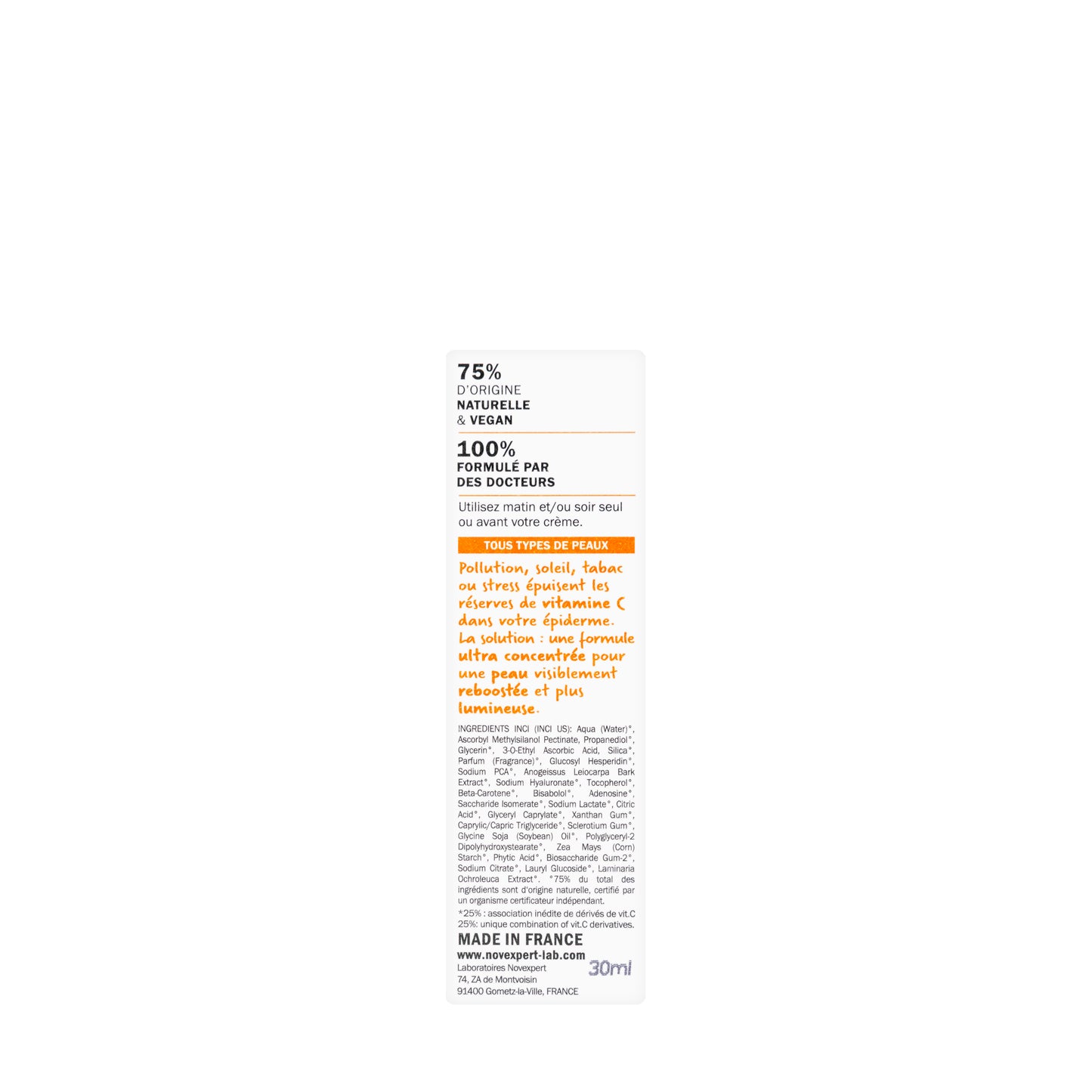 Novexpert Booster Vitamin C 25% Serum 30 Ml