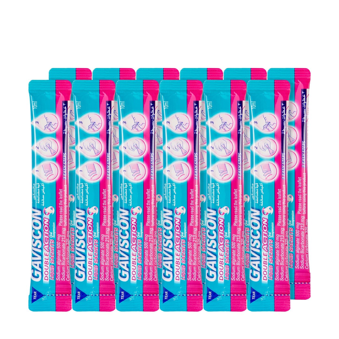 Gaviscon Double Action Sachets 12X10Ml