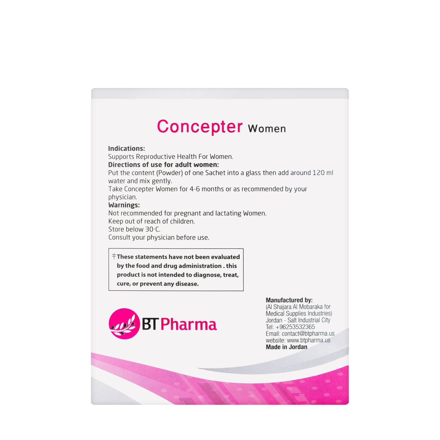 Concepter Women 30 Sachets