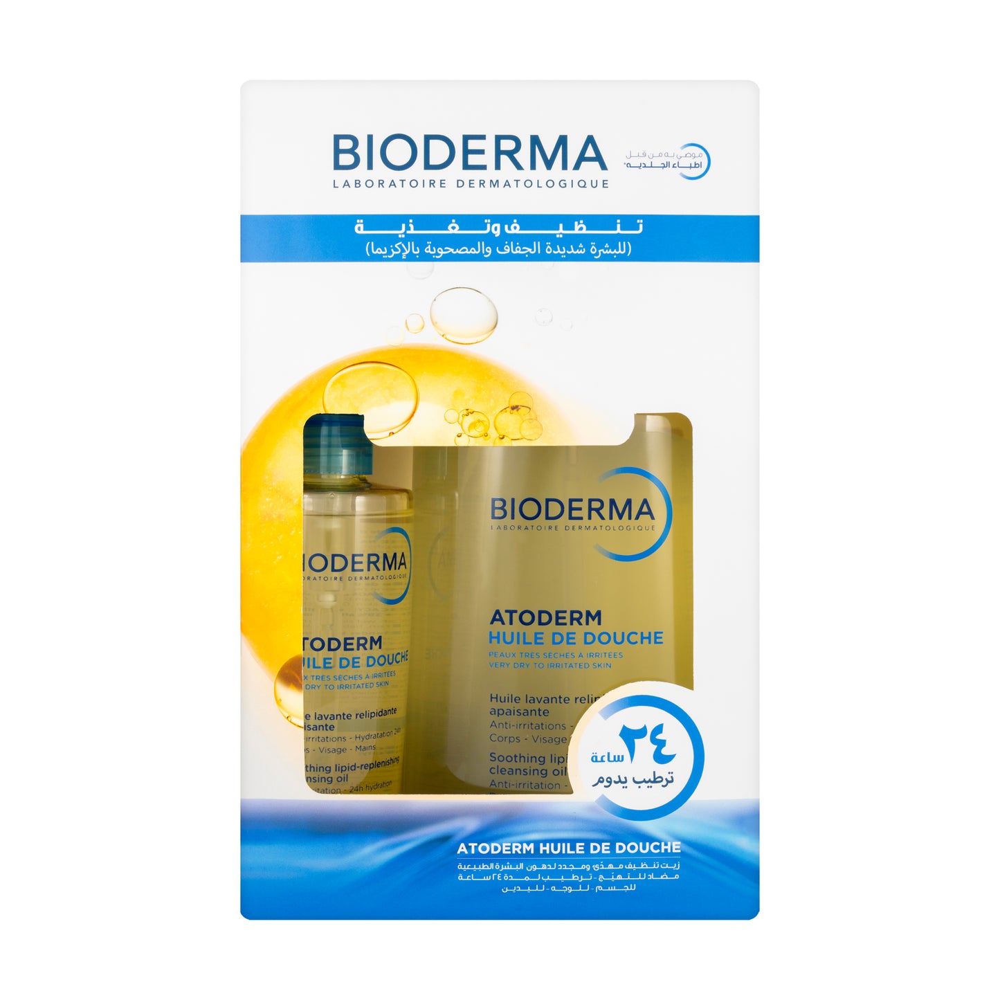 Bioderma Atoderm Huile De Douche 1 Liter+200 Ml Offer