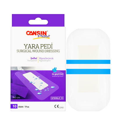 Cansinplast Wound Dressing 9×5 cm 10 Pieces