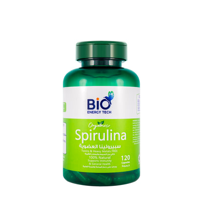 Bio Energy Tech Spirulina 120 Capsules