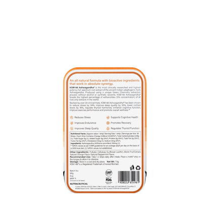 Wellbeing Melts Pure Ashwagandha 30 Strips