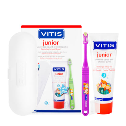Dentaid Vitis Junior Kit [Gel+Toothbrush]
