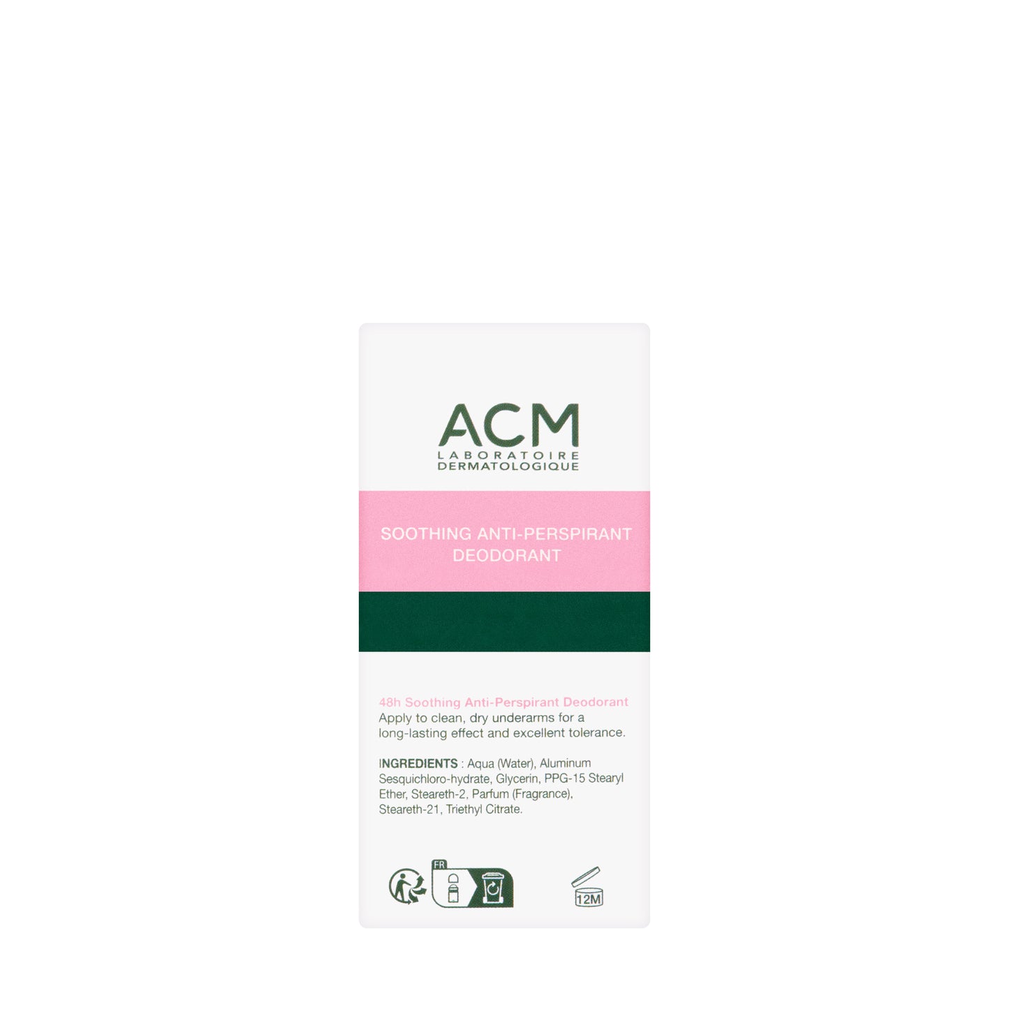 ACM Soothing Deodorant Roll On 48H [Pink] 50 Ml 1+1 Offer
