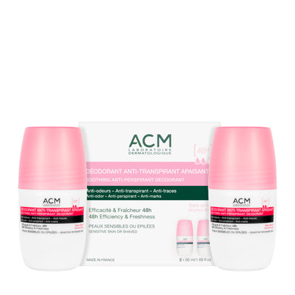 ACM Soothing Deodorant Roll On 48H [Pink] 50 Ml 1+1 Offer