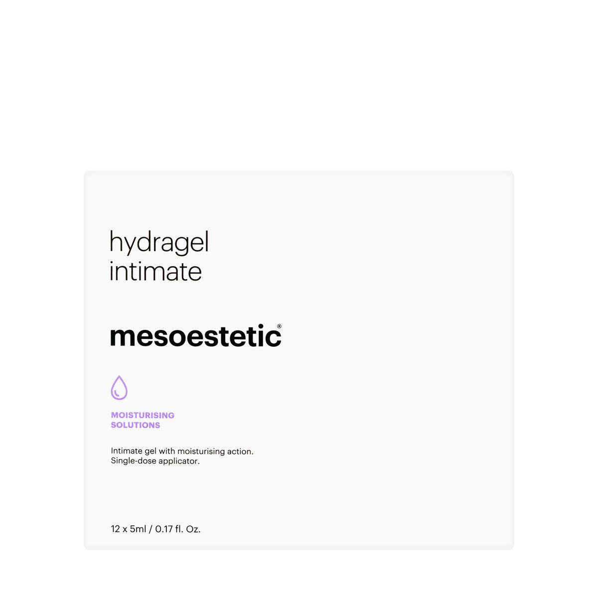 Mesoestetic Hydragel Intimate 12×5 ml