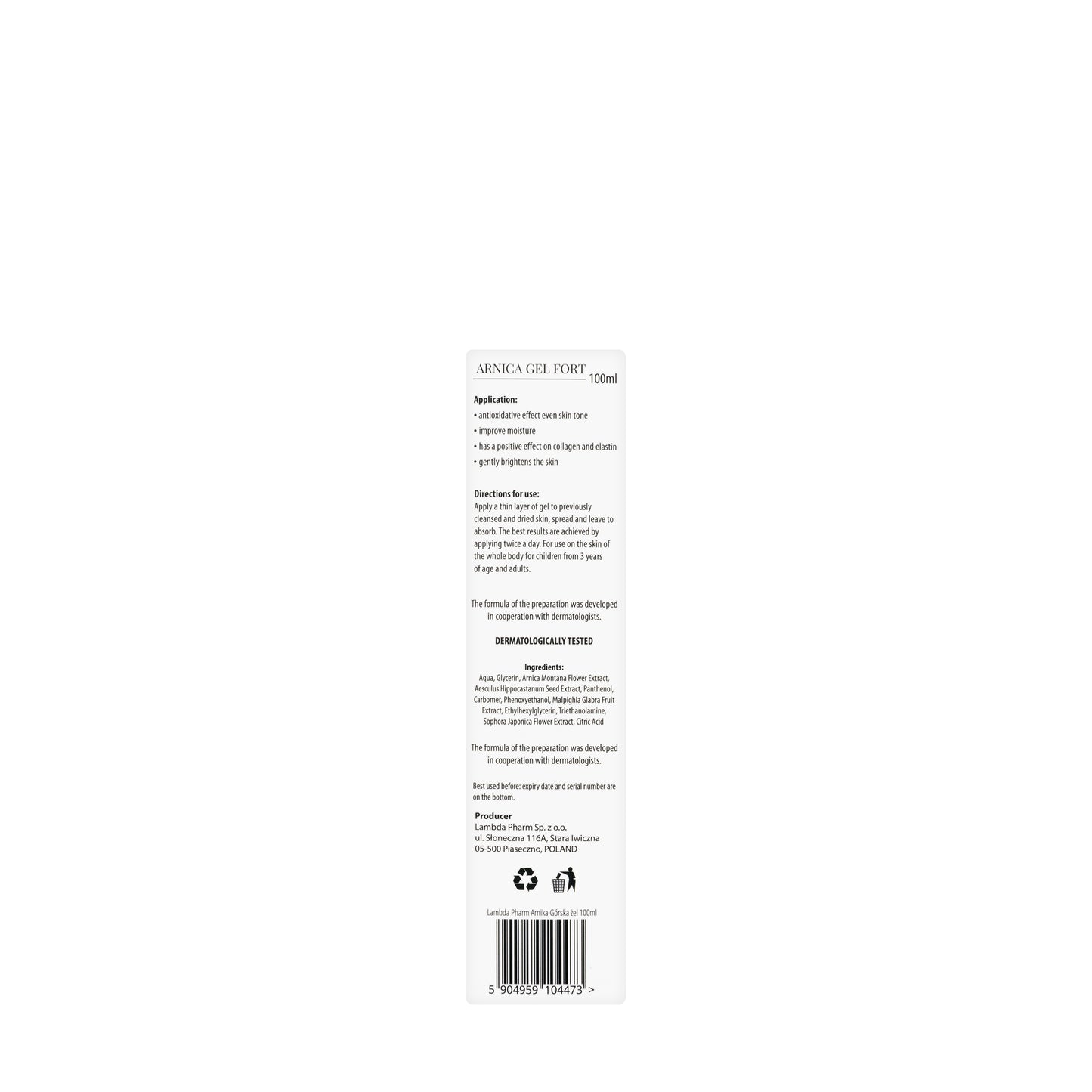 Lambda Arnica Gel Fort 100 ml