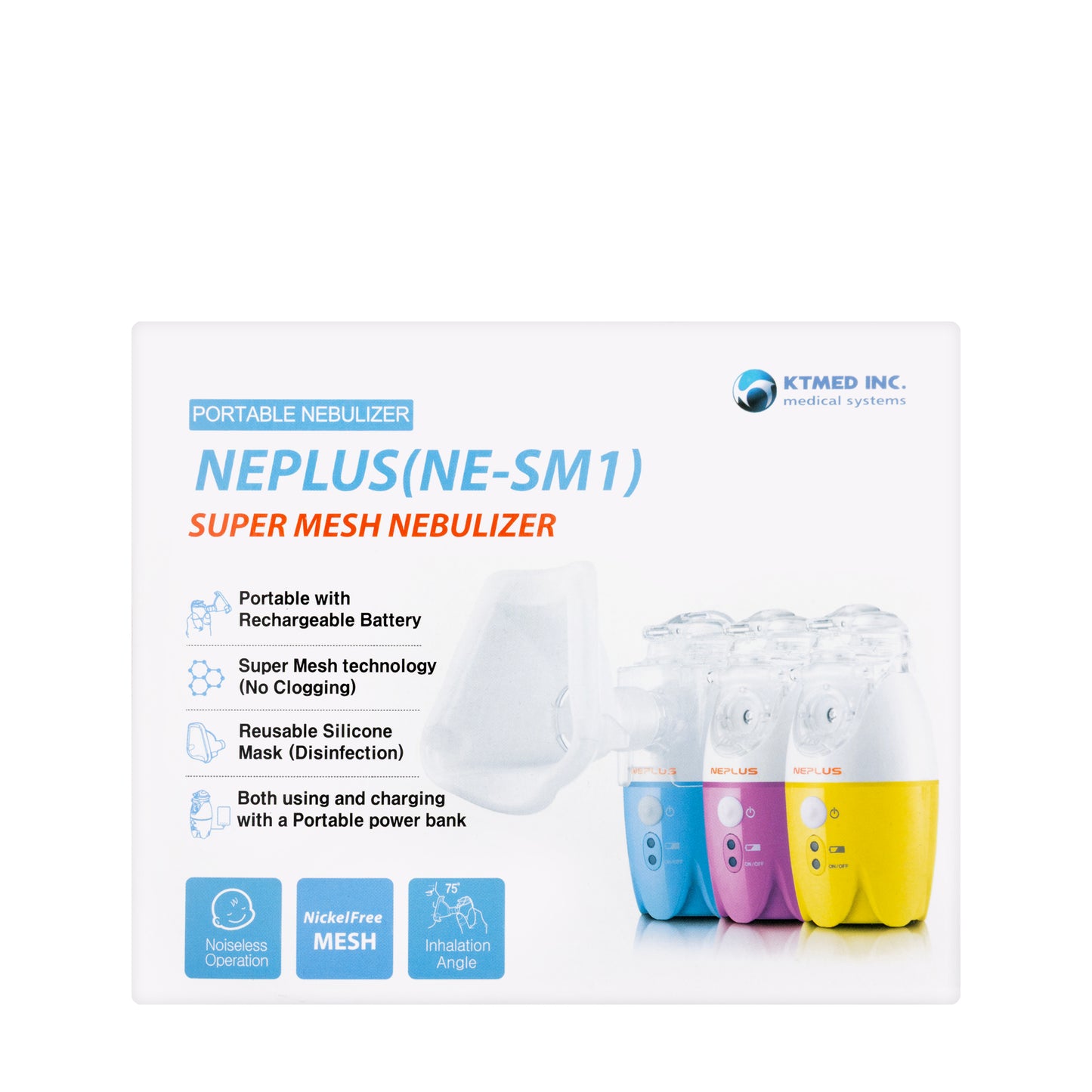 KTMed Neplus Super Mesh Pocket Nebulizer [NE‑SM1]