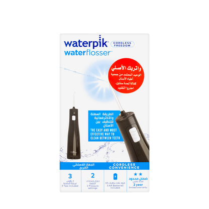 Waterpik Cordless Water Flosser 03Me012 [Freedom Black]