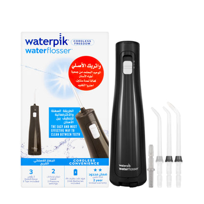Waterpik Cordless Water Flosser 03Me012 [Freedom Black]