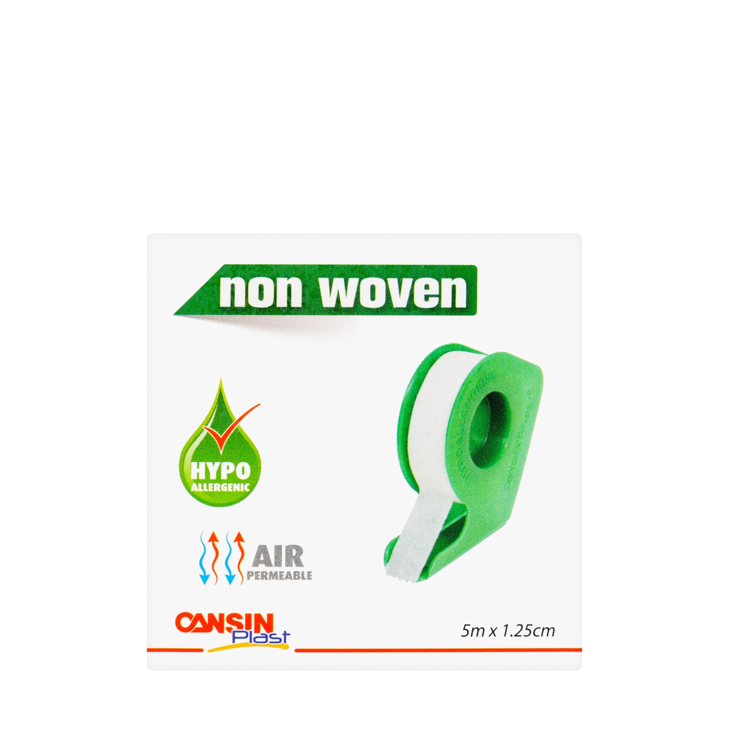 Cansinplast Non‑Woven Adhesive Dressing 5 m × 1.25 cm