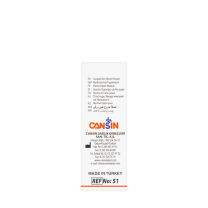Cansinplast Non‑Woven Adhesive Dressing 5 m × 1.25 cm