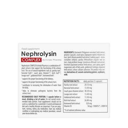 Activlab Nephrolysin Complex 30 Capsules