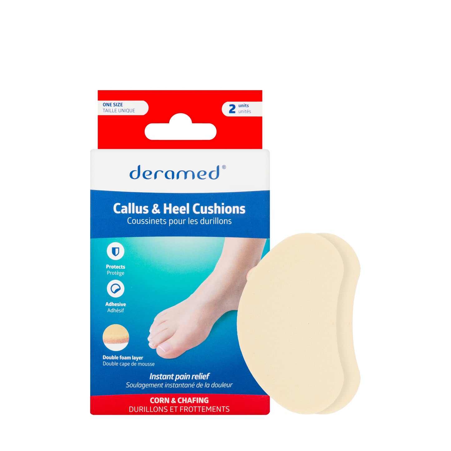 Deramed Callus and Heel Cushions 2 Pieces [F00024-14C]
