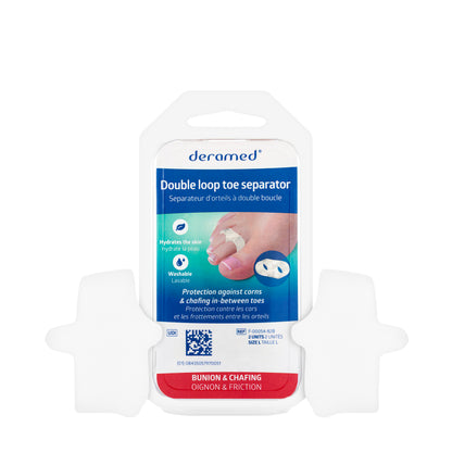 Deramed Double Toe Seperator[Large] 2 Pieces [F00054-82B]