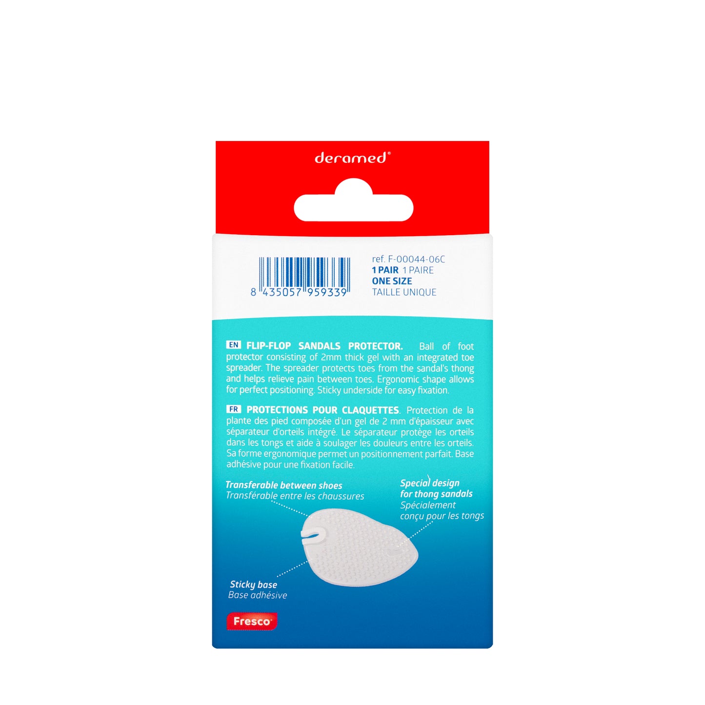 Deramed Flip Flop Sandal Protect 1 Pair[F00044-06C]