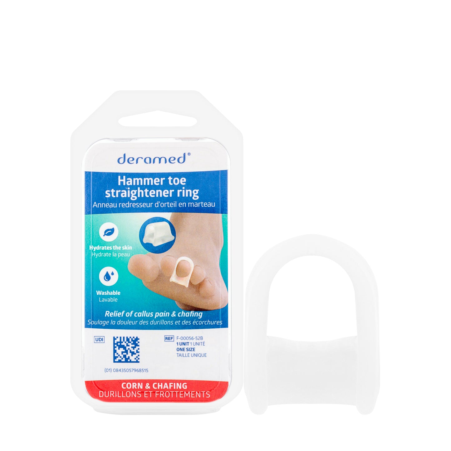 Deramed Hammer Toe Straightener 1 Piece [F00056-52B]