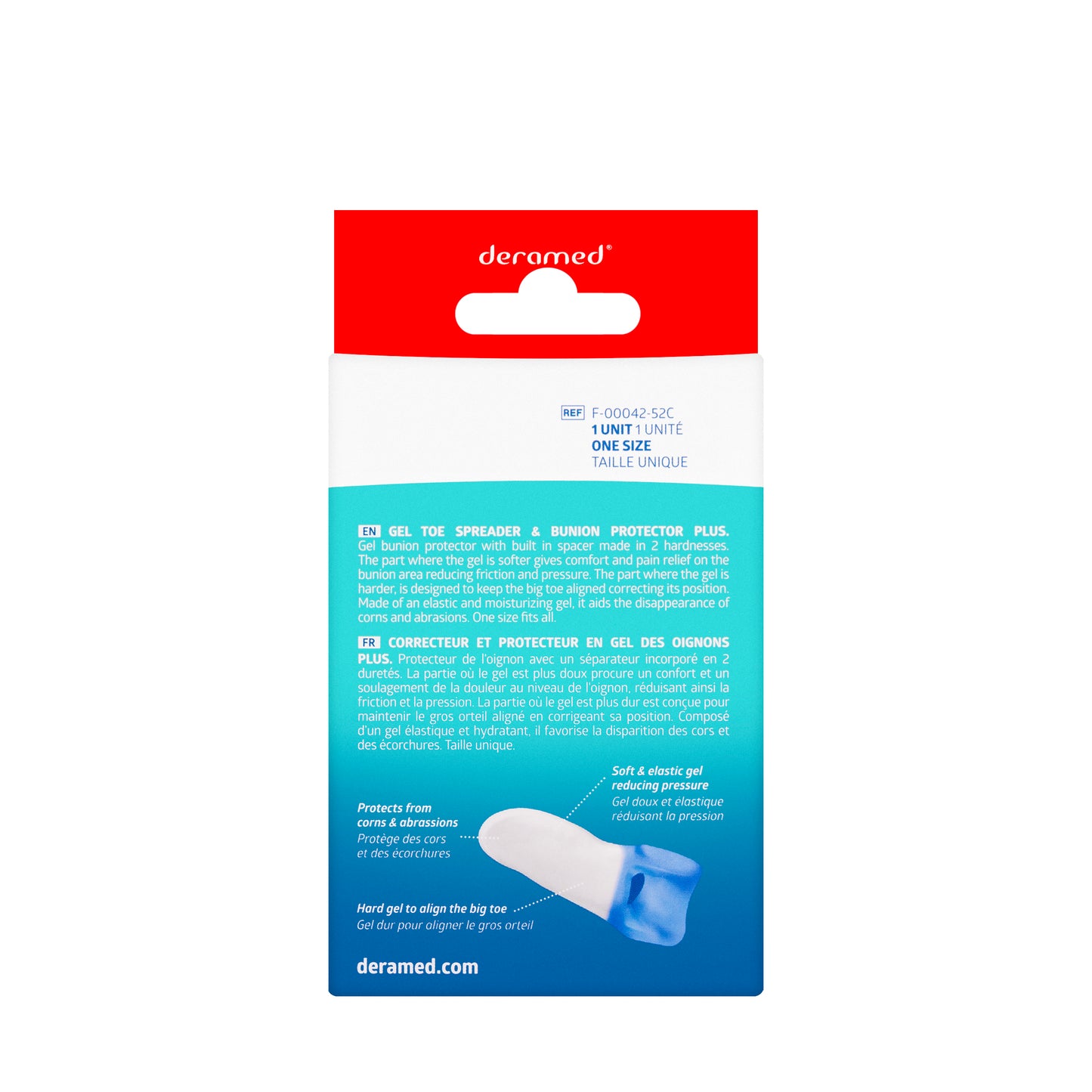 Deramed Gel Toe Spreader and Bunion [F00042-52C]