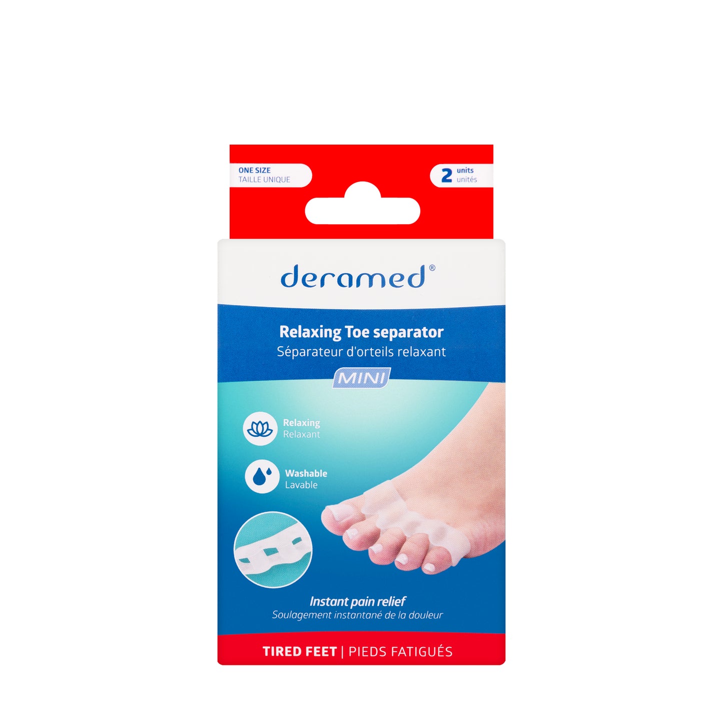 Deramed Relaxing Toe Separator 2 Pieces[F00017-02C]