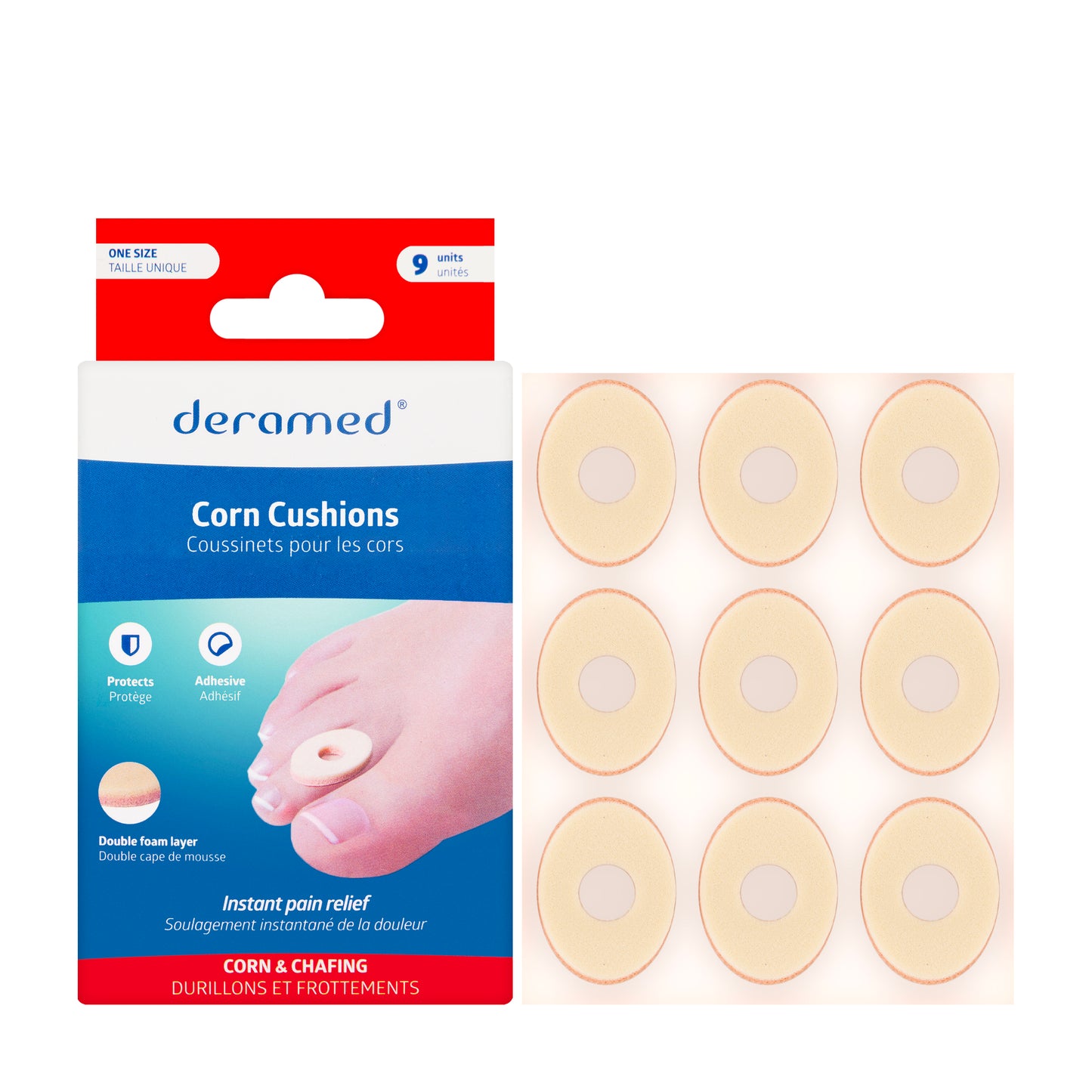 Deramed Corn Cushions 9 Pieces [F00022-11C]