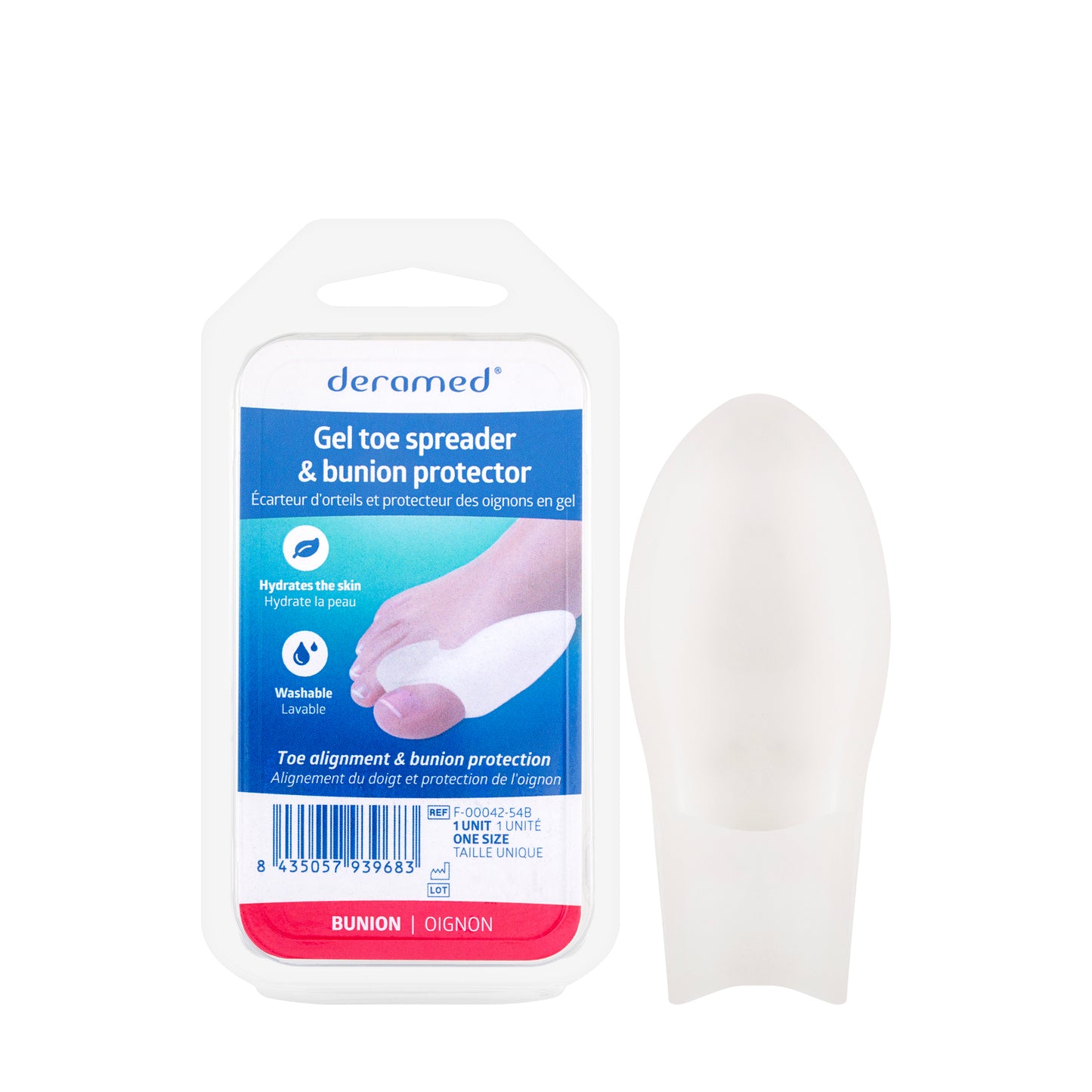 Deramed Gel Toe Spreader and Bunion [F00042-54C]