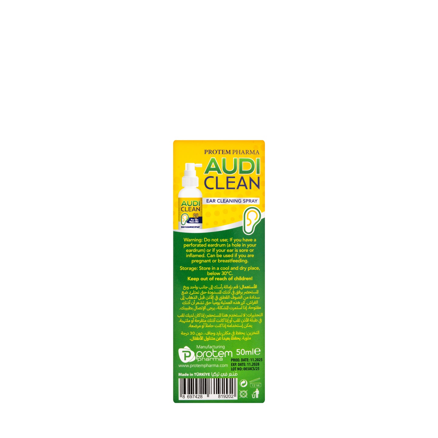 Audi Clean Ear Cleaning Spray 50 ml